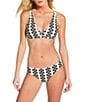 Gianni Bini Retro Fille Textured Pique Retro Hipster Swim Bottom, Color:Black - Image 3