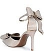Gianni Bini Ribbon Rhinestone Embellished Bow Stiletto Pumps - Image 3