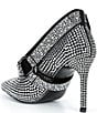 Gianni Bini Ricci Three Rhinestone Harness Stiletto Pumps - Image 3