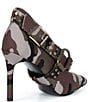 Gianni Bini Ricci Two Studded Camo Harness Stiletto Pumps - Image 2