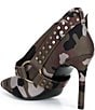 Gianni Bini Ricci Two Studded Camo Harness Stiletto Pumps - Image 3