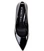 Color:Black - Image 5 - Rinna Patent Pointed Toe Kitten Heel Pumps