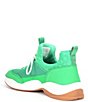 Color:Galactic Green - Image 3 - Rizwell Lace-Up Sneakers