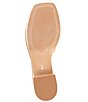 Color:Spanish Sand - Image 6 - Roemer Ball Chain Detail Leather Square Toe Platform Clog Slide Sandals