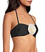 Gianni Bini Rosette Strapless Tie Back Bandeau Swim Top - Image 3