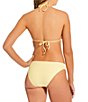 Gianni Bini Rosette Tie Back Bandeau Swim Top & Solid Classic Coverage Hipster Swim Bottoms - Image 2