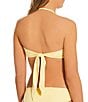 Gianni Bini Rosette Tie Back Bandeau Swim Top - Image 2