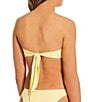 Gianni Bini Rosette Tie Back Bandeau Swim Top - Image 5