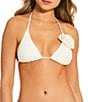 Gianni Bini Rosette Triangle Bralette Swim Top - Image 1