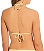 Gianni Bini Rosette Triangle Halter Bralette Swim Top - Image 2