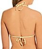 Gianni Bini Rosette Triangle Halter Bralette Swim Top - Image 2