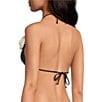 Gianni Bini Rosette Triangle Halter Bralette Swim Top - Image 5