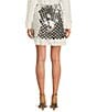 Color:Silver - Image 2 - Rumi Novelty Sequin Mini Chainmail Skirt