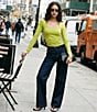 Gianni Bini Rumi Wide Leg Denim Jeans - Image 5