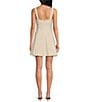 Gianni Bini Selene A-Line Cut-Out Textured Dress, Color:Cream - Image 2