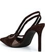 Gianni Bini Shara Suede Nubuck Mesh Trim Slingback Pumps - Image 5