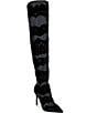Gianni Bini Sharpe Stretch Lace Stiletto Over the Knee Boots - Image 1