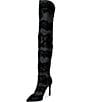Gianni Bini Sharpe Stretch Lace Stiletto Over the Knee Boots - Image 4