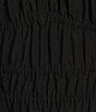 Color:Black - Image 3 - Shia Plainweave Sweetheart Bodice Long Sleeve Dress