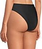 Gianni Bini Solid High Waisted Cheeky Swim Bottom - Image 4