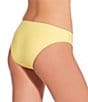 Gianni Bini Solid Retro Hipster Swim Bottom, Color:Pale Banana - Image 2