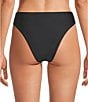 Gianni Bini Solid Strappy Back Bralette Swim Top & Solid High Waisted Cheeky Swim Bottom - Image 5