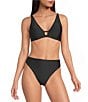 Gianni Bini Solid Strappy Back Bralette Swim Top - Image 5