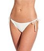 Gianni Bini Solid Tie Side Swim Bottom, Color:Ivory - Image 1