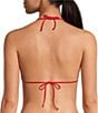 Gianni Bini Solid Triangle Halter Bralette Swim Top - Image 2