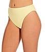 Gianni Bini Solid High Waisted Cheeky Swim Bottom - Image 1