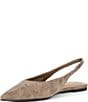 Gianni Bini Stefon Suede Pointed Toe Slingback Dress Flats - Image 4