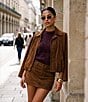 Gianni Bini Suede Coordinating Mini Skirt - Image 5