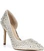 Gianni Bini Therry Four Multi Rhinestone d'Orsay Stiletto Pumps - Image 1