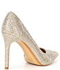 Color:Sand Gold - Image 2 - Therry Rhinestone d'Orsay Stiletto Pumps