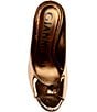 Gianni Bini Tolbert Mirror Metallic Open Toe Cupped Dress Heels - Image 5