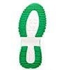 Color:White/Gimme Green - Image 6 - Venus Chunky Lace-Up Rhinestone Charm Retro Sneakers
