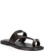 Gianni Bini Warner Leather Toe Loop Hardware Flat Sandals - Image 1