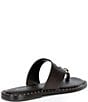 Gianni Bini Warner Leather Toe Loop Hardware Flat Sandals - Image 2