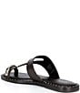 Gianni Bini Warner Leather Toe Loop Hardware Flat Sandals - Image 6