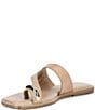 Gianni Bini Warner Leather Toe Loop Hardware Flat Sandals - Image 6