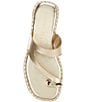 Gianni Bini Warner Leather Toe Loop Hardware Flat Sandals - Image 5