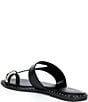Gianni Bini Warner Leather Toe Loop Hardware Flat Sandals - Image 5