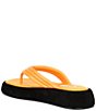 Color:Citro Orange - Image 3 - Wesley Leather Thong Platform Sandals