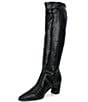 Gianni Bini Weslye Stretch Snip Toe Block Heel Tall Boots - Image 5