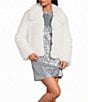 Gianni Bini Winnie Collared Long Sleeve Faux Fur Jacket - Image 1