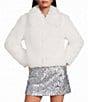 Gianni Bini Winnie Collared Long Sleeve Faux Fur Jacket - Image 4