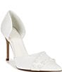 Color:White - Image 1 - x Caelynn Bell Charlotte Button Stud Pointed Toe Pumps