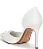 Color:White - Image 3 - x Caelynn Bell Charlotte Button Stud Pointed Toe Pumps