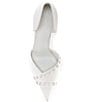 Color:White - Image 5 - x Caelynn Bell Charlotte Button Stud Pointed Toe Pumps