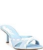 Color:Lake Blue - Image 1 - x Caelynn Bell Meredith Ribbon Detail Mules